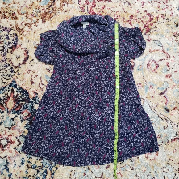 Anthropologie Odille Cowl Neck Cap Sleeve Silk Blouse Size 2 - Picture 8 of 12